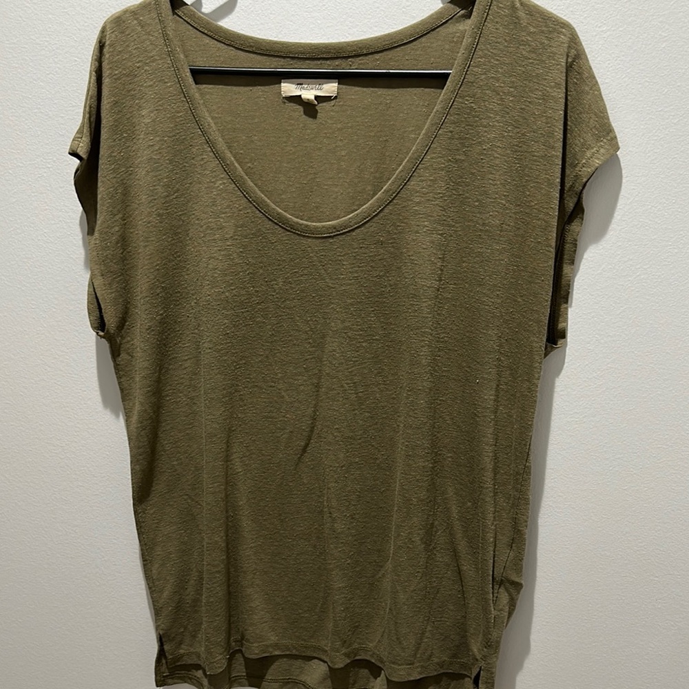 Madewell Green Relaxed Short Sleeve Tee